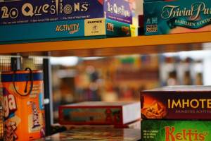 Bücher und Spiele